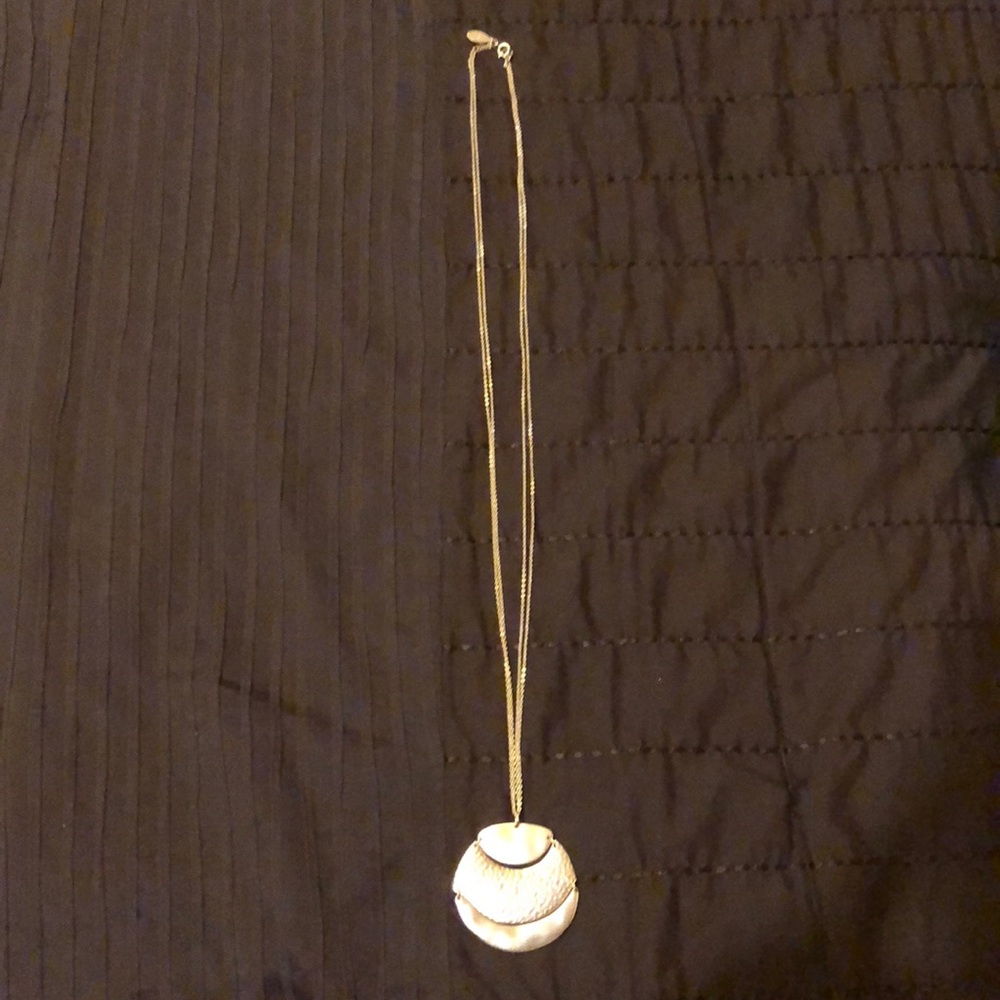 LOFT Gold Pendant Necklace